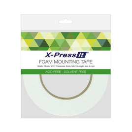 2mm Thick (18mm x 4m/3/4" x 4.3yd) - Double Sided Foam Tape