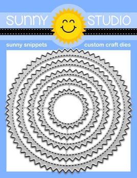 Zig Zag Circles Dies