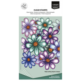 Vaessen Creative • Clear Stamp by Carla Creates Background Flowers