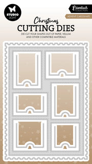 SL Cutting Die Advent Cardshape Essentials 8 Pieces