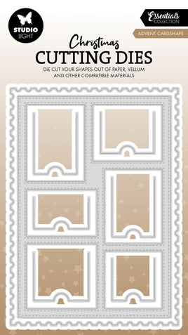 SL Cutting Die Advent Cardshape Essentials 8 Pieces