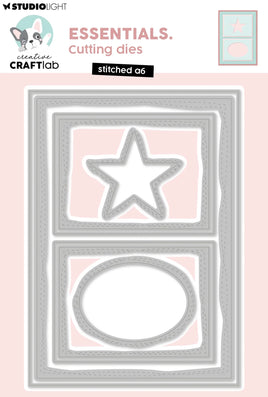 CCL Cutting Die Stitched A6 Essentials 9 Pieces