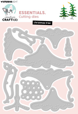 CCL Cutting Die Christmas Tree Essentials 13 Pieces