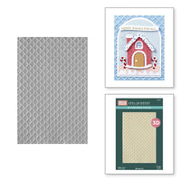Waffle Cone, Candy Christmas - Spellbinders 3D Embossing Folder By Stamperia