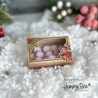 Holiday Treats Vintage Gift Card Box Add-On - Clear Stamp