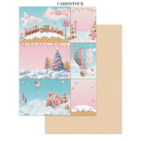 Candy Christmas - Stamperia Junk Journal Stickers, Cut-outs And Backgrounds