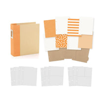 Orange, Limited Edition - Simple Stories Sn@p! Binder 6"X8"