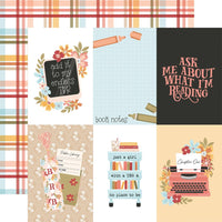 Bookish - Echo Park Double-Sided Cardmakers Mega Pad 6"X6"