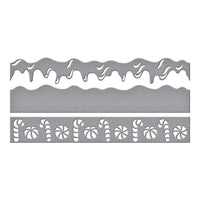 Sweet Borders - Spellbinders Etched Dies From Candy Christmas By Stamperia