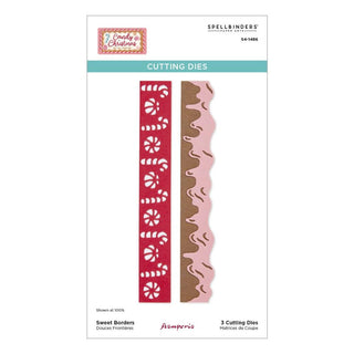Sweet Borders - Spellbinders Etched Dies From Candy Christmas By Stamperia