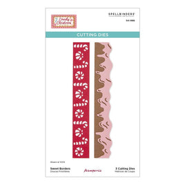 Sweet Borders - Spellbinders Etched Dies From Candy Christmas By Stamperia