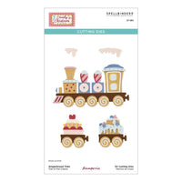 Gingerbread Train - Spellbinders Etched Dies From Candy Christmas By Stamperia