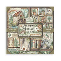 Herbarium Silvae - Stamperia Single-Sided Paper Pad 8"X8" 22/Pkg