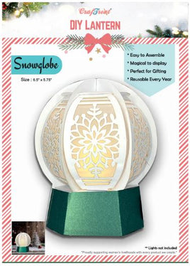 CrafTreat DIY Paper Lanterns - Snowglobe