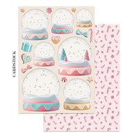 Candy Christmas - Stamperia Junk Journal Stickers, Cut-outs And Backgrounds