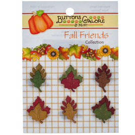 Tumbling Leaves 3D Craft Buttons