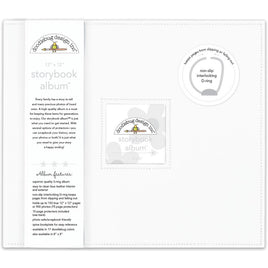 Lily White - Doodlebug Storybook D-Ring Album 12"X12"