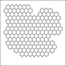 Mini Chicken Wire - Crafter's Workshop Template 6"X6"