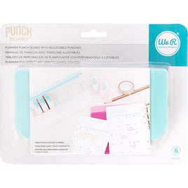 We R Planner Punch Board W/Standard Hole Punches 6/Pkg