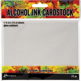Tim Holtz Adirondack Alcohol Ink Cardstock  20/Pkg    4.25" X 5.25"