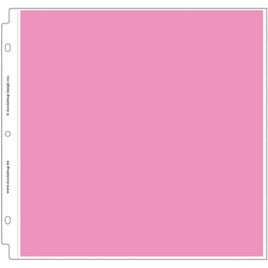 (1) 12"X12" Pocket - Doodlebug Page Protectors 12"X12" 12/Pkg