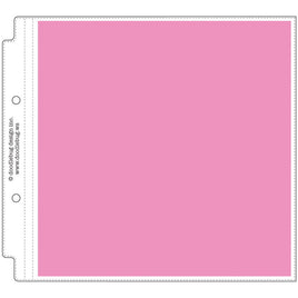 (1) 8"X8" Pocket - Doodlebug Page Protectors 8"X8" 12/Pkg