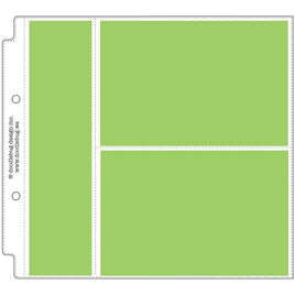 (1) 2"X8.25" & (2) 6"X4" Pockets - Doodlebug Page Protectors 8"X8" 12/Pkg