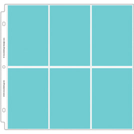 (6) 4"X6" Pockets - Doodlebug Page Protectors 12"X12" 12/Pkg