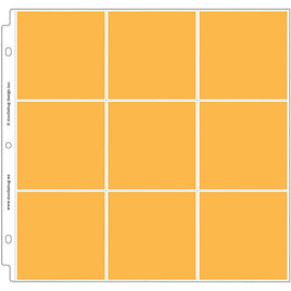 (9) 4"X4" Pockets - Doodlebug Page Protectors 12"X12" 12/Pkg