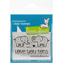 Love You Tons Lawn Fawn Trees Stamp Set