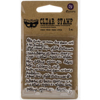 Messy - Finnabair Clear Stamp 2.5"X3"