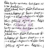 Messy - Finnabair Clear Stamp 2.5"X3"
