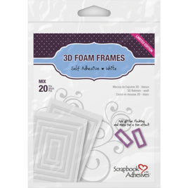 3D Foam Shapes 4.5x6.5 inch 20Pcs - Scrapbook Adhesives - Scrapbook Adhesives