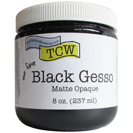 Crafter's Workshop Gesso 8oz   Black