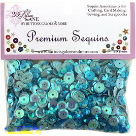 28 Lilac Lane Premium Sequins 20g  Turquoise