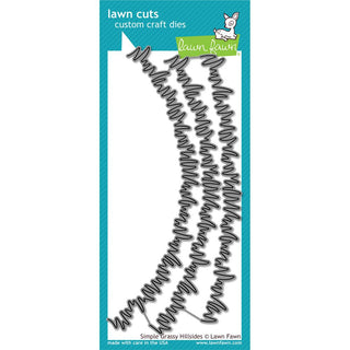 Lawn Cuts Custom Craft Border Die   Simple Grassy Hillsides