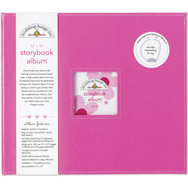 Bubble Gum - Doodlebug Storybook D-Ring Album 12"X12"