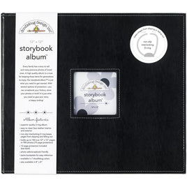 Beetle Black - Doodlebug Storybook D-Ring Album 12"X12"