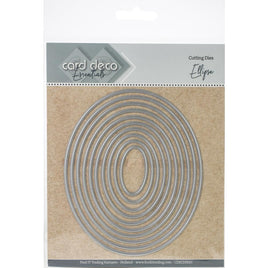 Find It Trading Card Deco Essentials Nesting Cutting Dies  Ellipse