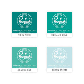 Pinkfresh Studio Premium Dye Cube Ink Pads 4 Colors  Island Oasis