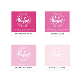 Pinkfresh Studio Premium Dye Cube Ink Pads 4 Colors  Fairy Dust