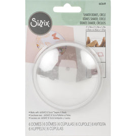 Circle 2.5", 6/Pkg - Sizzix Making Essentials Shaker Domes