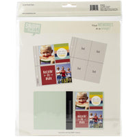 Simple Stories Sn@p! Pocket Pages For 6"X8" Flipbooks 10/Pkg  (4) 3"X4" Pockets