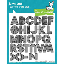 Lawn Cuts Custom Craft Die   Oliver's Stitched ABC's