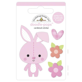 Snuggle Bunny, Bundle Of Joy - Doodlebug Doodle-Pops 3D Stickers