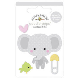 Elli-Fun, Bundle Of Joy - Doodlebug Doodle-Pops 3D Stickers