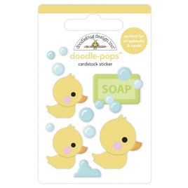 Rubber Ducky, Special Delivery - Doodlebug Doodle-Pops 3D Stickers