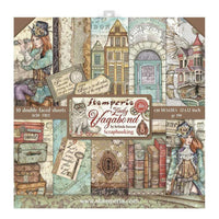 Lady Vagabond  Stamperia Double-Sided Paper Pad 12"X12" 10/Pkg