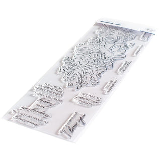 Pinkfresh Studio Clear Slimline Stamp Set 4