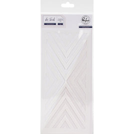 Pinkfresh Studio Slimline Stencil 4"X9"   Inverted Diamond
